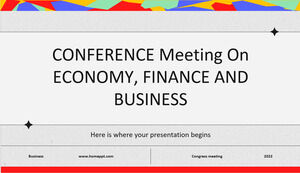 Spotkanie konferencyjne poświęcone gospodarce, finansom i biznesowi