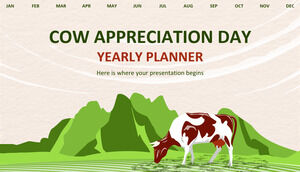 Planificateur annuel de la journée d'appréciation de la vache
