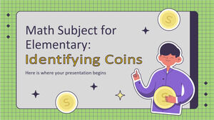 Przedmiot matematyki dla szkoły podstawowej: Identyfikacja monet