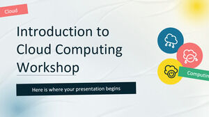 ความรู้เบื้องต้นเกี่ยวกับ Cloud Computing Workshop