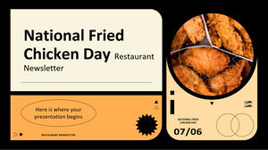 Narodowy Dzień Smażonego Kurczaka - Newsletter Restauracji