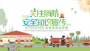 Achten Sie auf den Download der PPT-Vorlage zur Brandschutz-Wissensförderung
