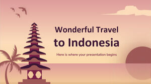 Wonderful Travel to Indonesia MK 캠페인
