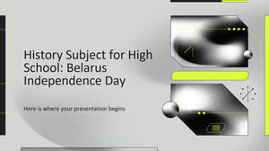 Geschichtsfach für das Gymnasium: Unabhängigkeitstag von Weißrussland