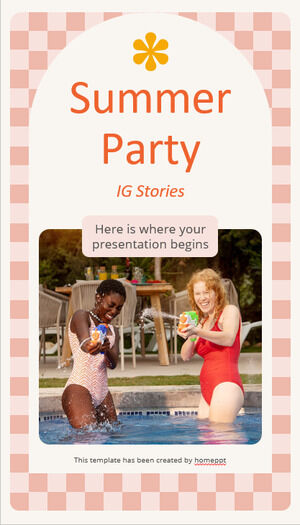 Histórias IG da festa de verão