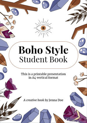 Boho Style Student Book