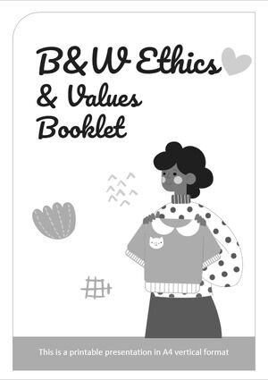B&W Etik ve Değerler Kitapçığı