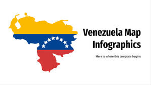 Infographie de la carte du Venezuela