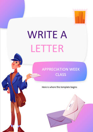 寫一封感謝信週課程