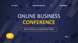 Conférence d'affaires en ligne