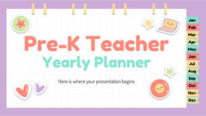 Planer roczny dla nauczycieli przedszkolnych