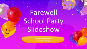 Слайд-шоу «Прощальная школьная вечеринка»