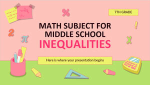 مادة الرياضيات للمدرسة الإعدادية - الصف السابع: عدم المساواة
