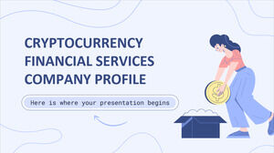 Cryptocurrency Finansal Hizmetler Şirket Profili