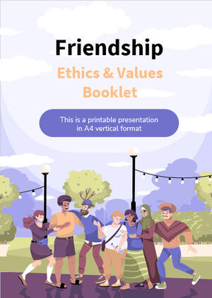 Broszura o etyce i wartościach przyjaźni
