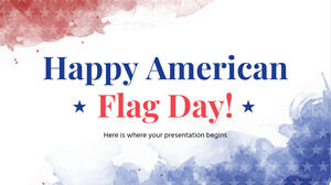 Joyeux jour du drapeau américain !