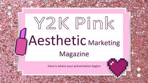 Revista Y2K Pink Aesthetic Marketing
