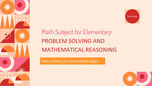 วิชาคณิตศาสตร์ ชั้นประถมศึกษา - ป.3 เรื่อง การแก้ปัญหาและการใช้เหตุผลทางคณิตศาสตร์