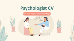 CV psiholog