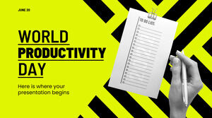 Día Mundial de la Productividad