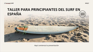 Workshop para iniciantes de surf na Espanha