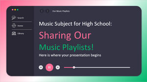 Materia de música para la escuela secundaria: ¡compartiendo nuestras listas de reproducción de música!