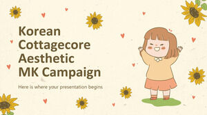 Koreańska kampania Cottagecore Aesthetic MK
