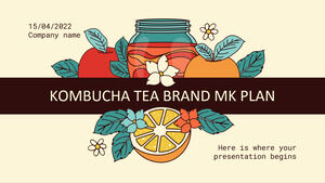 Kombucha Çay Markası MK Planı