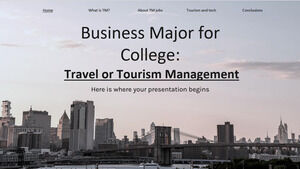 วิชาเอกธุรกิจสำหรับวิทยาลัย: การจัดการการเดินทางหรือการท่องเที่ยว