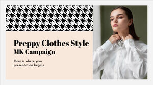 Preppy Clothes Style MK-Kampagne