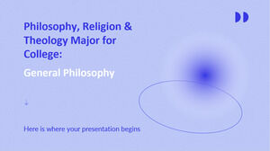 Especialização em Filosofia, Religião e Teologia para a Faculdade: Filosofia Geral