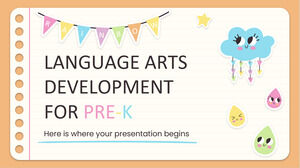 Desenvolvimento de artes de linguagem para pré-escola