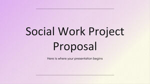 Proposition de projet de travail social