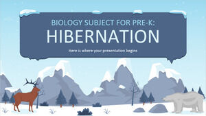 Biologie Subiect pentru pre-K: Hibernare