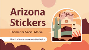 Tema Stiker Arizona untuk Media Sosial