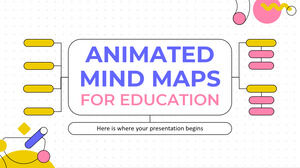 教育用のアニメーションマインドマップ