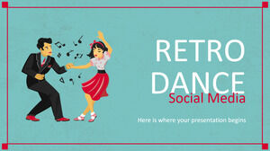 Media społecznościowe tańca retro