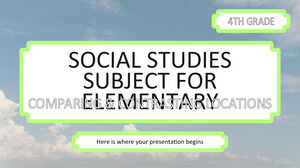 Subiect de studii sociale pentru elementar - clasa a IV-a: compararea și contrastarea locațiilor