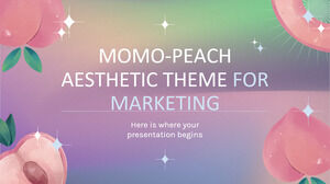 Momo-Peach Aesthetic Theme สำหรับการตลาด
