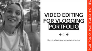 Montage vidéo pour le portfolio de vlogging