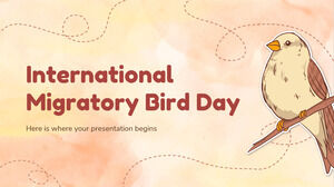 Dia Internacional das Aves Migratórias