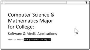 Jurusan Ilmu Komputer & Matematika Untuk Perguruan Tinggi: Aplikasi Perangkat Lunak & Media