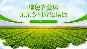 Szablon programu PowerPoint Wprowadzenie do zielonego stylu rolnictwa