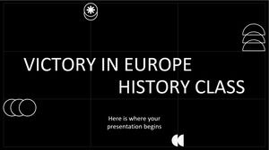 Vittoria nella lezione di storia della Giornata dell'Europa