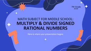 Matéria de Matemática para o Ensino Médio - 7ª Série: Multiplicar e Dividir Números Racionais com Sinal
