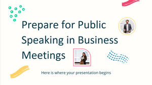 Подготовьтесь к публичным выступлениям на деловых встречах
