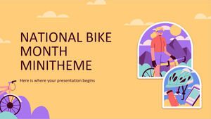 Minitemă pentru luna națională a bicicletei