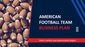 Planul de afaceri al echipei de fotbal american