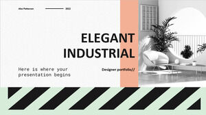 Portfólio de Designer Industrial Elegante