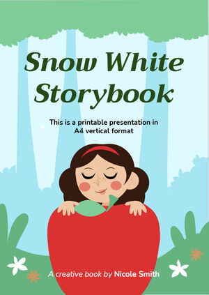 Snow White Storybook PowerPoint Templates Free Download